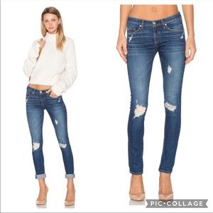 Rag & bone capri canyon distressed jeans
